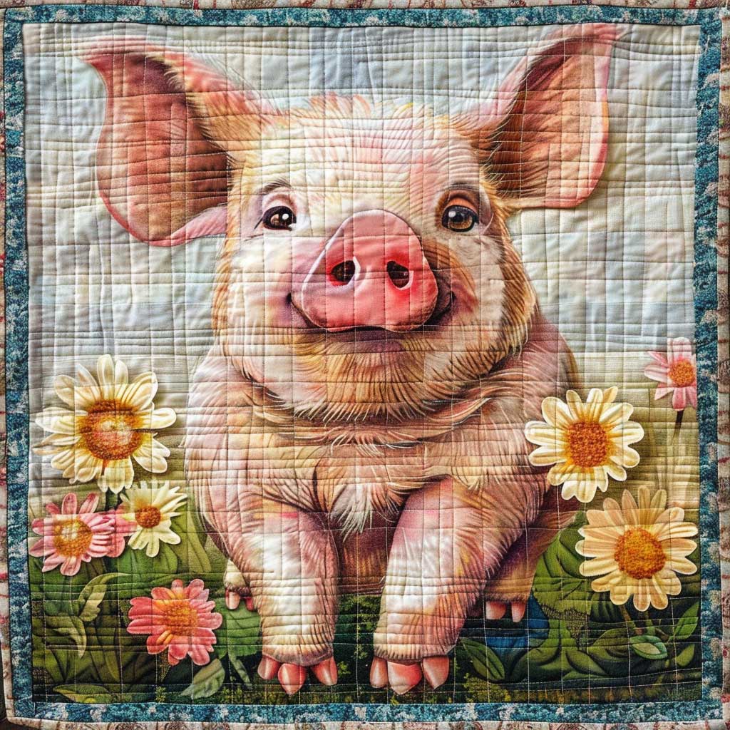 Dapper Piglet WJ2708013CL Quilt