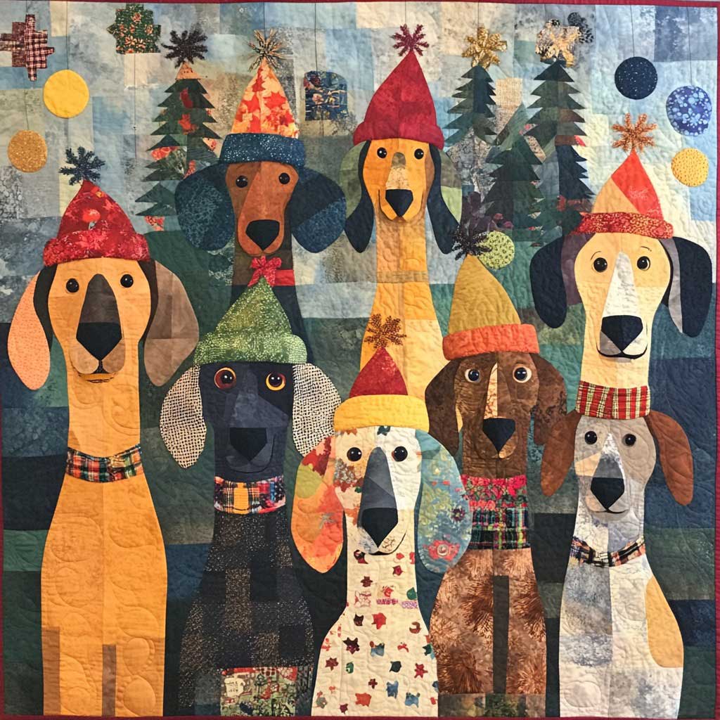 Dachshunds WM0208010CL Quilt