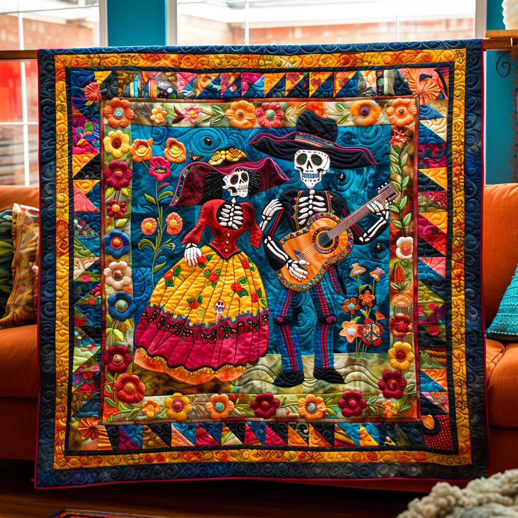 Day Of The Dead WJ1110013CL Quilt