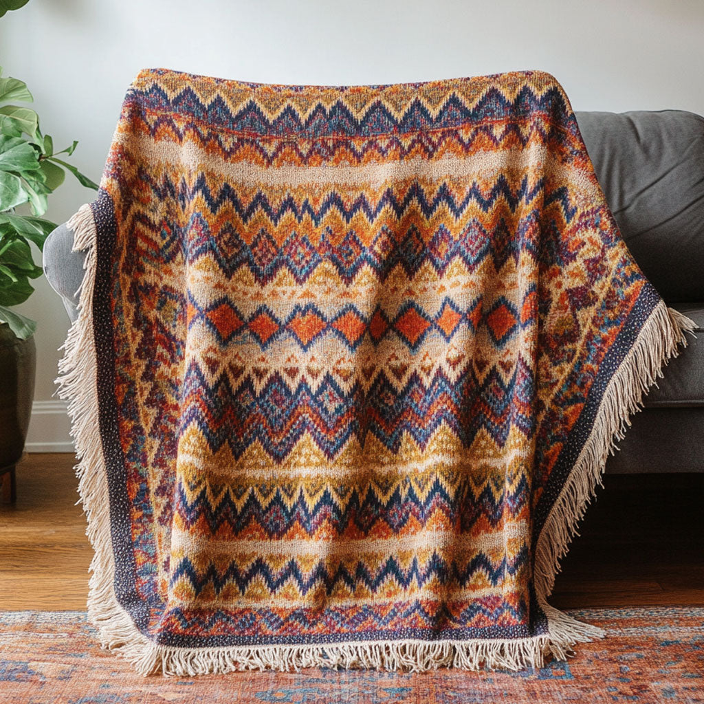 Desert Pattern CP2301006CL  Woven Throw Blanket