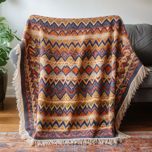 Desert Pattern CP2301006CL  Woven Throw Blanket