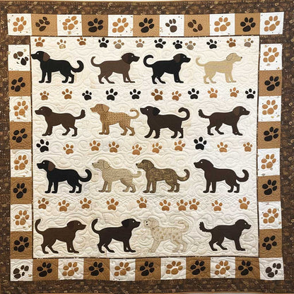 Dogs Silhouettes WJ1409007CL Quilt
