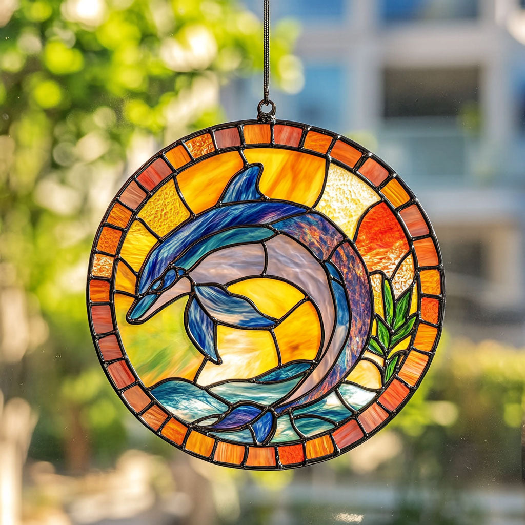 Dolphin WX1801099CL Suncatcher