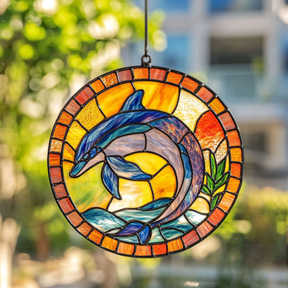 Dolphin WX1801099CL Suncatcher