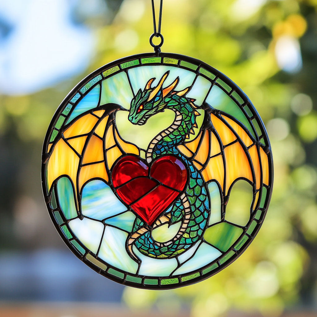 Dragon Heart WX1002089CL Suncatcher