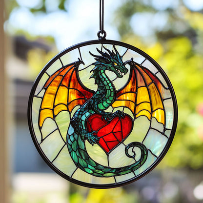 Dragon Heart WX1002091CL Suncatcher