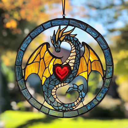 Dragon Heart WX1002092CL Suncatcher
