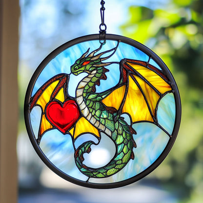 Dragon Heart WX1002093CL Suncatcher
