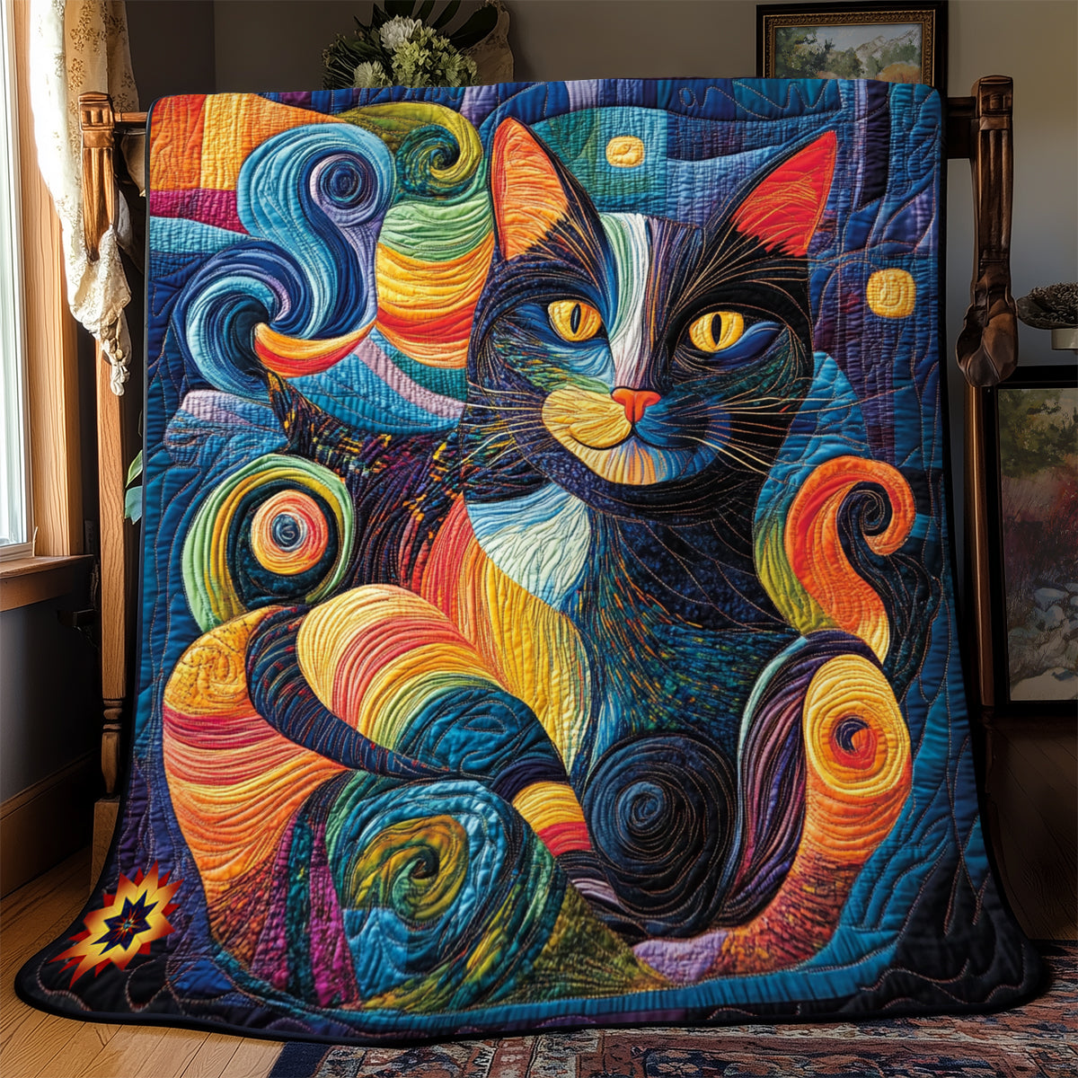 Dream Black Cat YR1112024CL Quilt