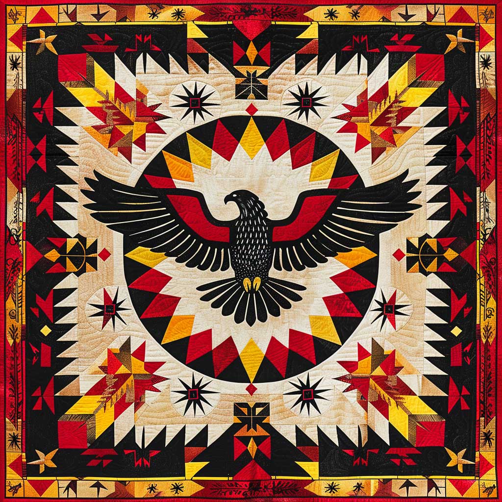 Eagle Native American WJ0909012CL Quilt