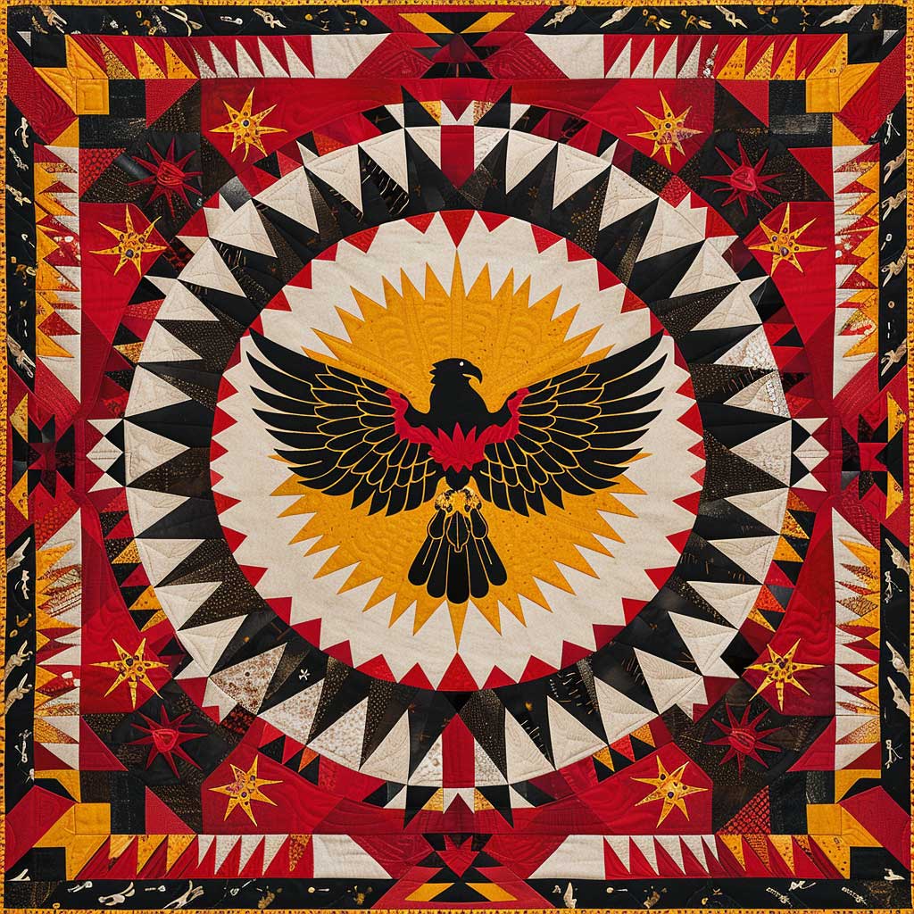 Eagle Native American WJ0909013CL Quilt