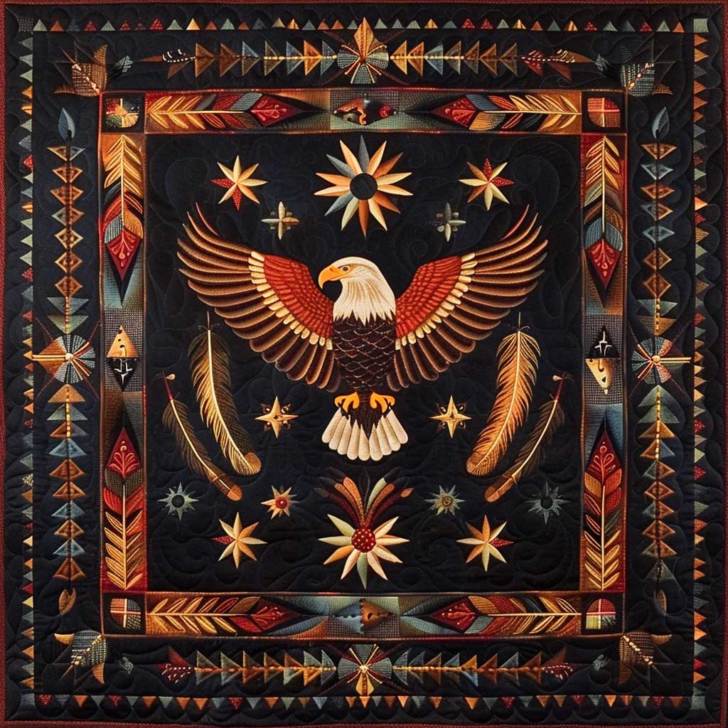 Eagle Native American WJ1409008CL Quilt
