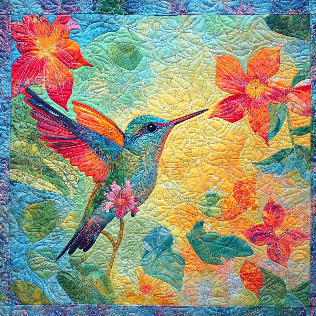 Early Hummingbird WM0308005CL Quilt