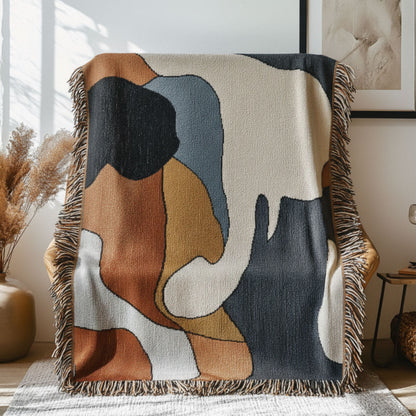 Earth Form Boho WN2101006CL Woven Throw Blanket