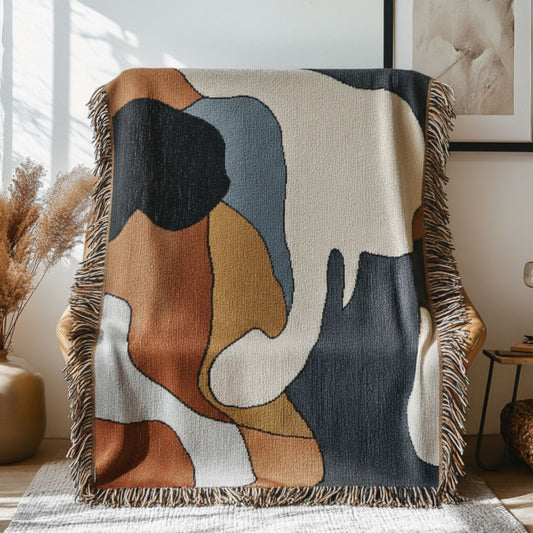 Earth Form Boho WN2101006CL Woven Throw Blanket