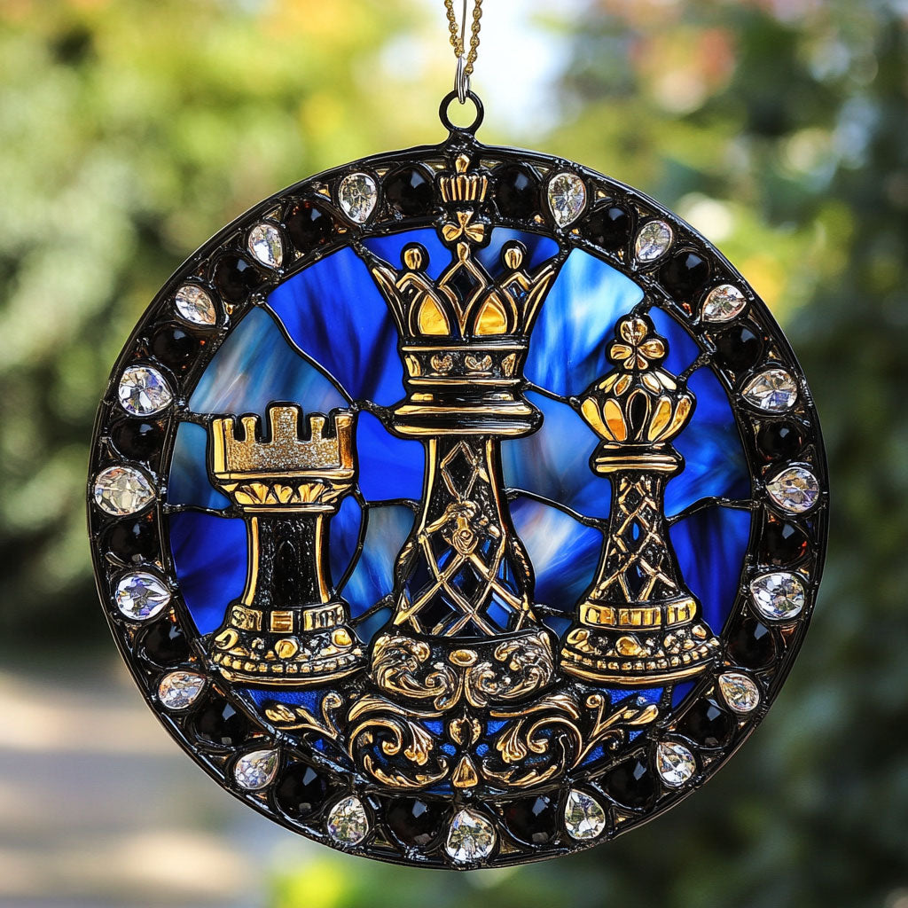Elegant Chess WX0602196CL Suncatcher