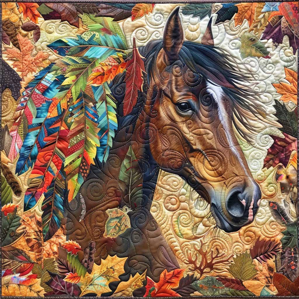 Fall Horse WM0608006CL Quilt