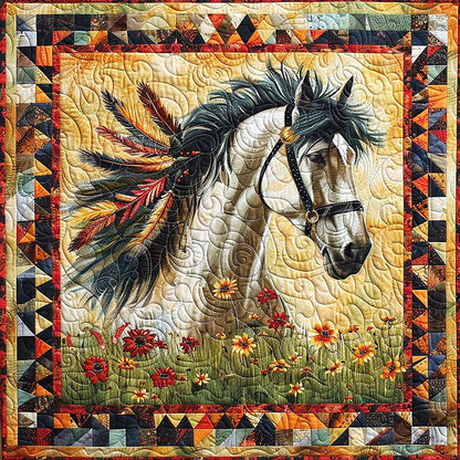 Fall Running Horse WM1008031CL Quilt