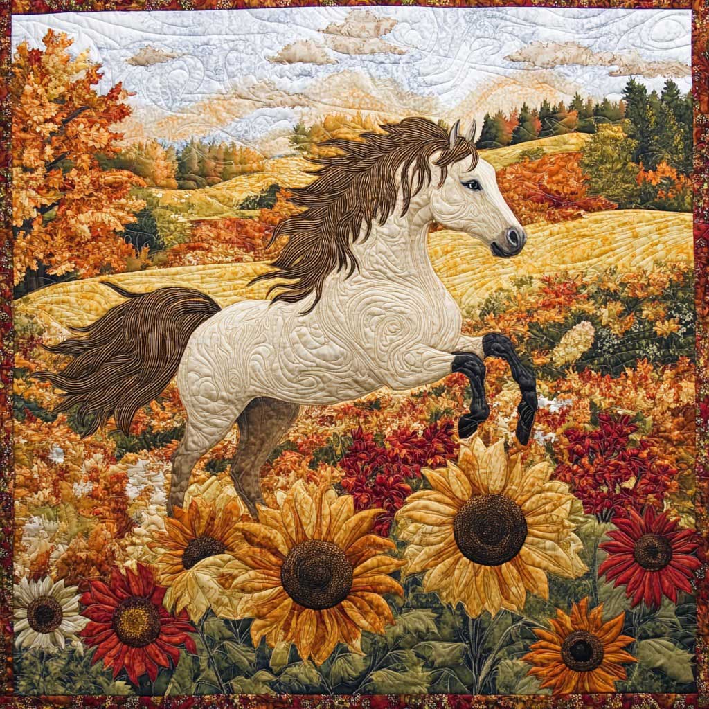 Fall Running WM0308033CL Quilt