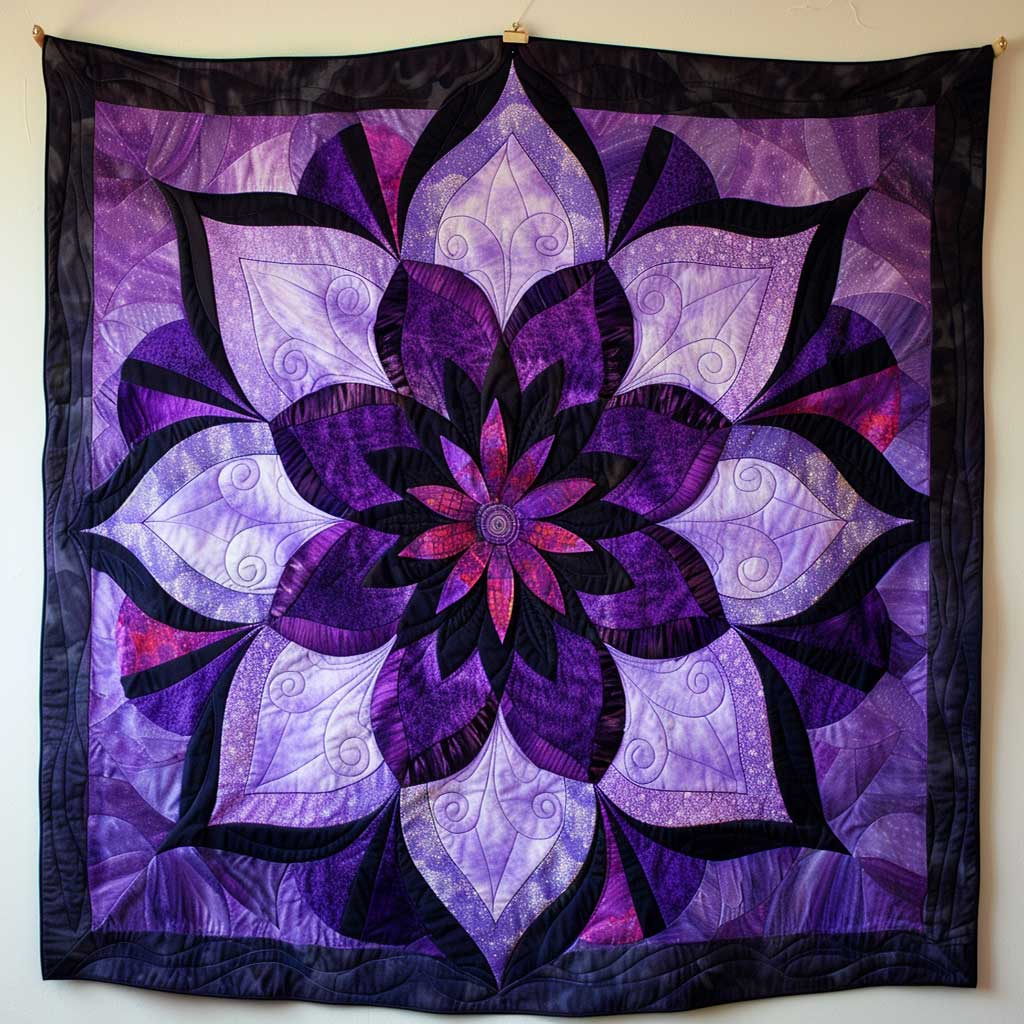 Feathered Flower WJ2208012CL Quilt