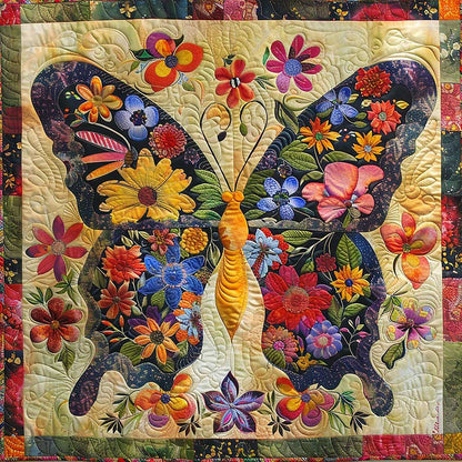 Floral Butterfly WM1408009CL Quilt