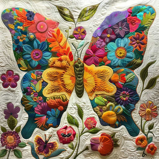 Florals Wings WM2308086CL Quilt