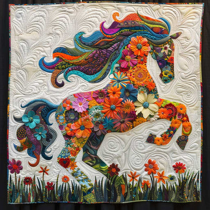 Flower Horse WJ1508012CL Quilt