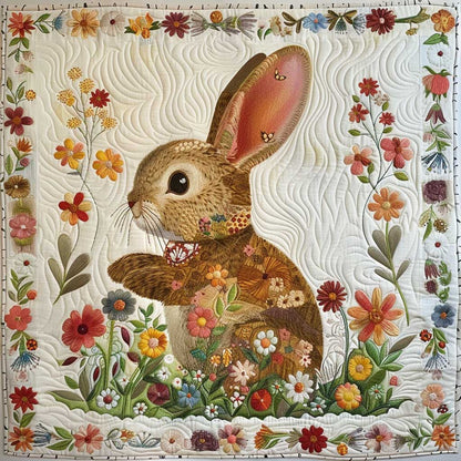 Flower Rabbit WJ3008016CL Quilt