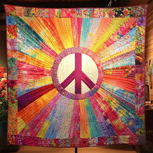 Flower Radiant Peace WJ2103008CL Quilt