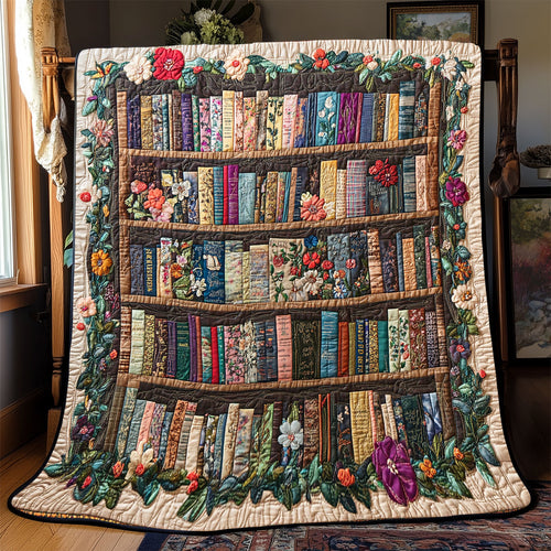 Flower Bookshelf WX0702034CL Quilt