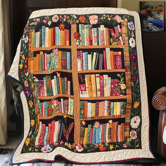 Flower Bookshelf WX0702035CL Quilt
