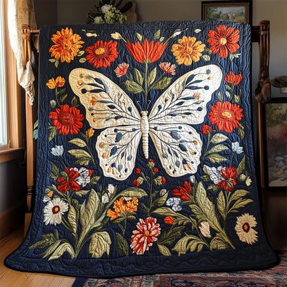 Flower ButterflyWX1302067CL Quilt