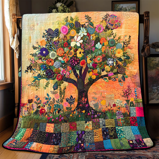 Flower Tree WX1302074CL Quilt