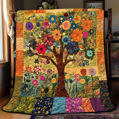 Flower Tree WX1302077CL Quilt