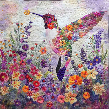 Flowers Hummingbird WM1508065CL Quilt