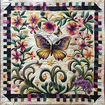 Foral Butterfly WM2808086CL Quilt