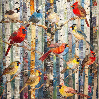 Forest And Birds WM1008075CL Quilt