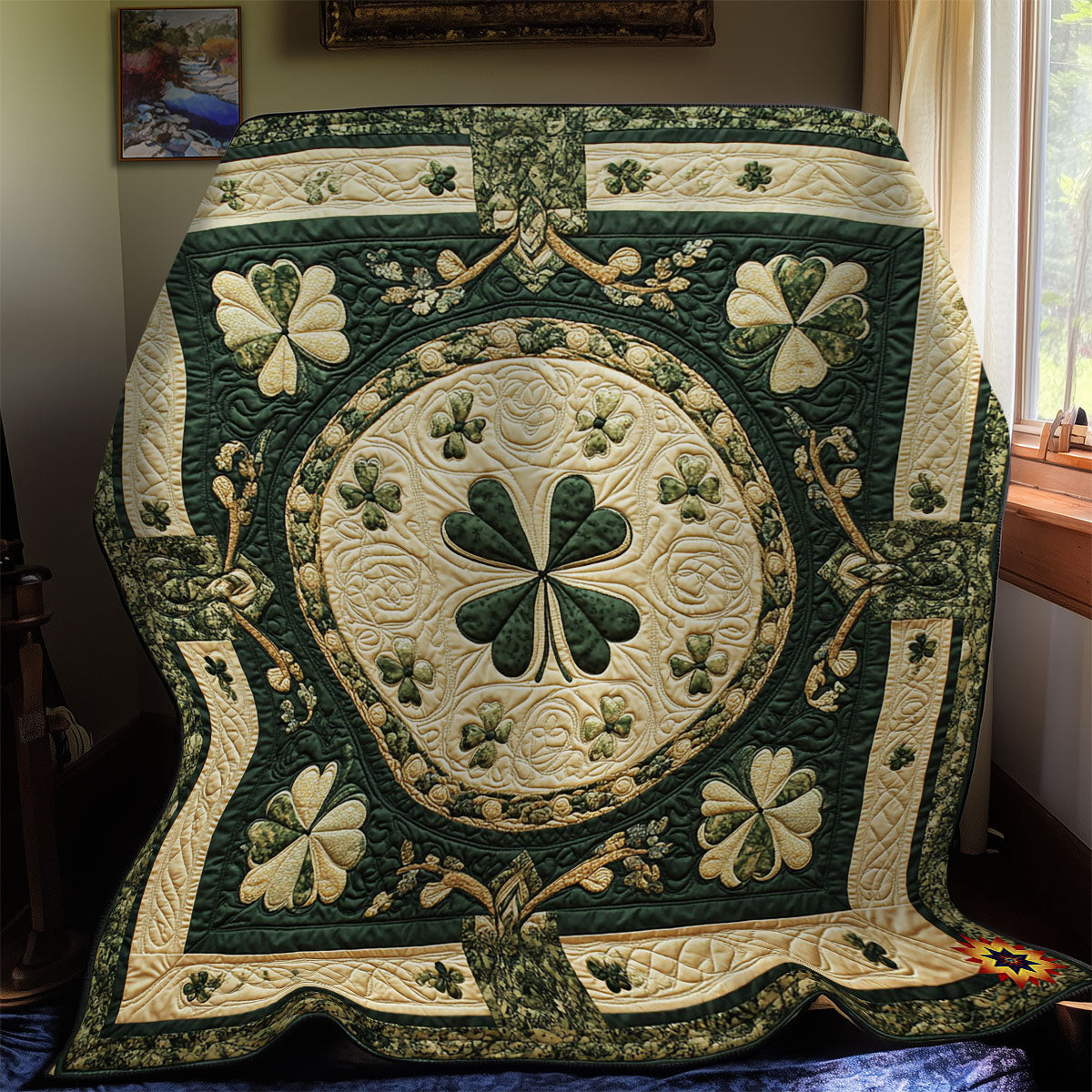 Four Cleaf Clover WY1212026CL Quilt