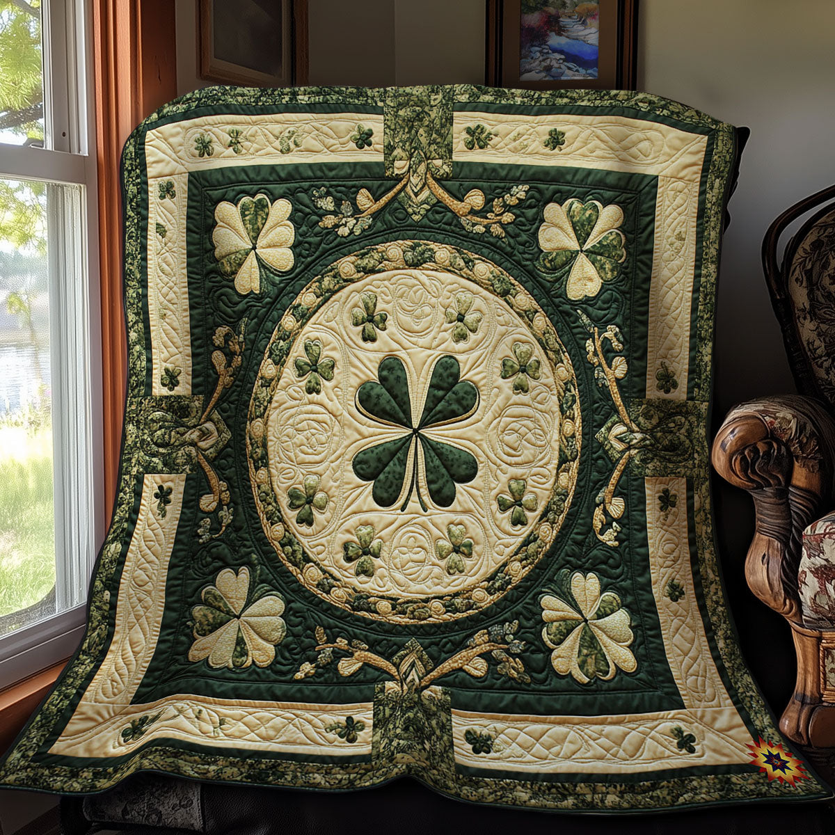 Four Cleaf Clover WY1212026CL Quilt