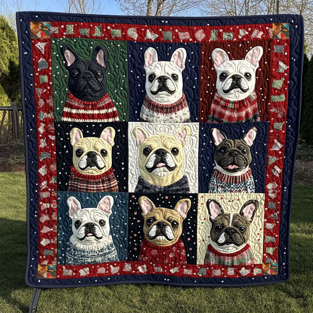 French Bulldog WJ0310003CL Quilt