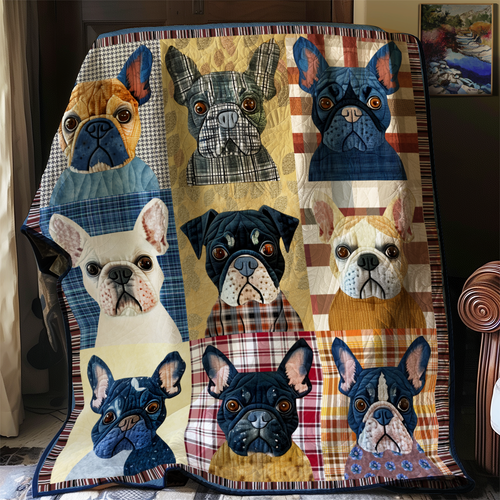 French Bulldog XR2406015CL Quilt