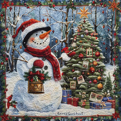 Friendly Snowman WM2408010CL Quilt