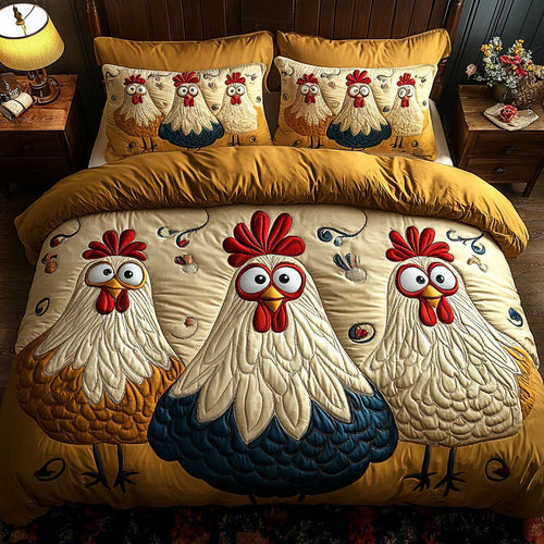 Funny Chicken WJ2003050CL Duvet Cover Set