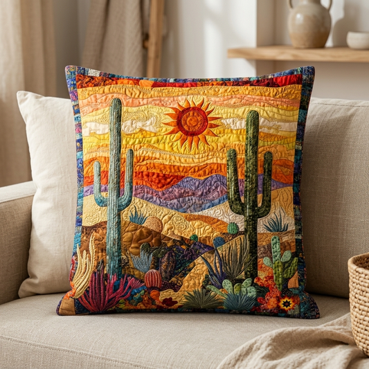 Cactus Desert XR1103001CL Quilt Pillow Case