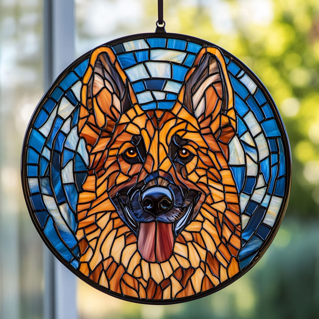 German Shepherd WX0901100CL Suncatcher
