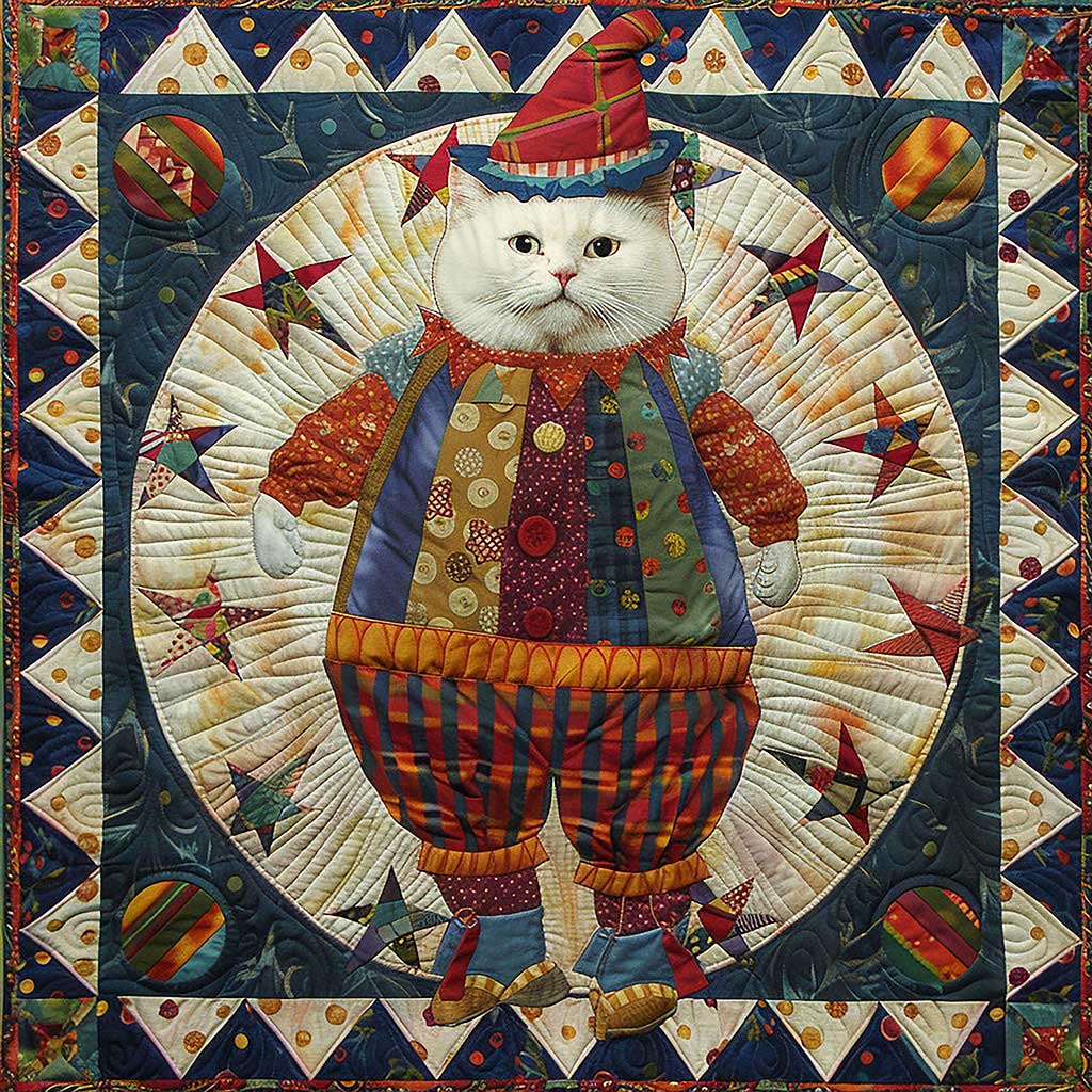 Giant Funny Cat WM1608002CL Quilt