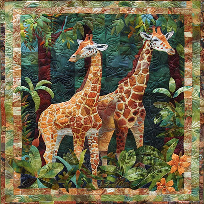 Giraffe Couple WJ1009016CL Quilt