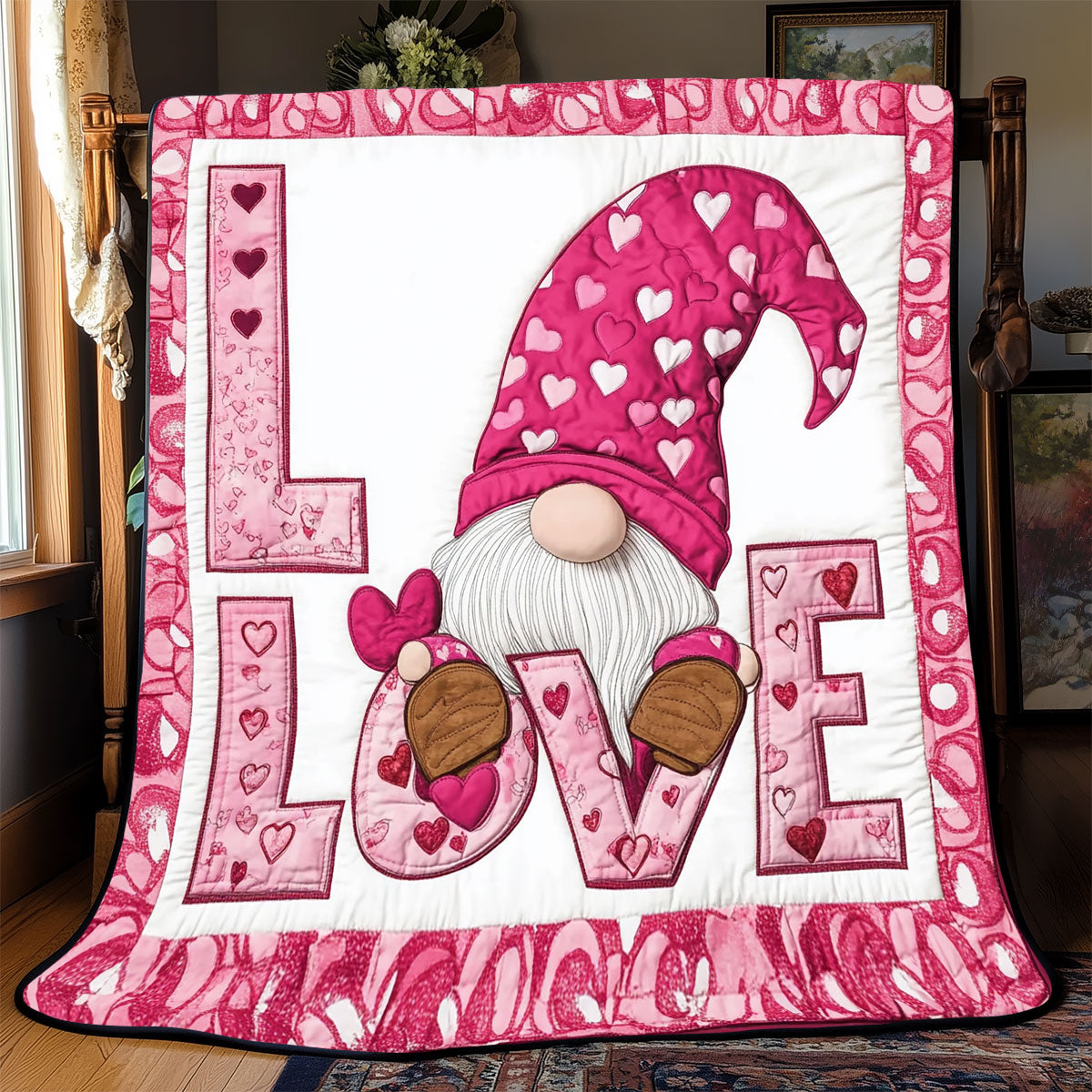 Gnome Valentine WX2101023CL Quilt