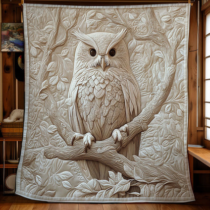 Gorgeous Owl WY1001162CL Quilt