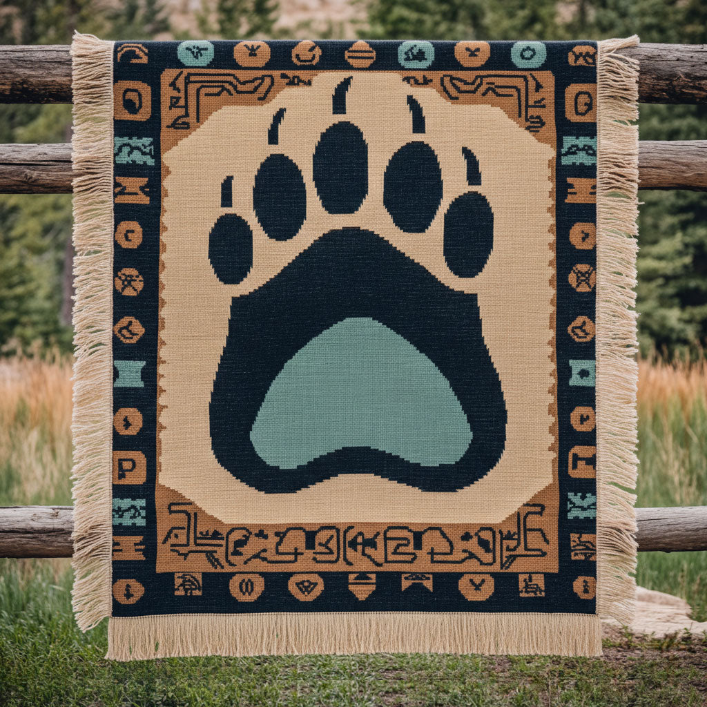 Guardian Bear WN2101010CL Woven Throw Blanket